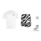 Zebra Print+White Signature Short-Sleeved (Comes with Socks)