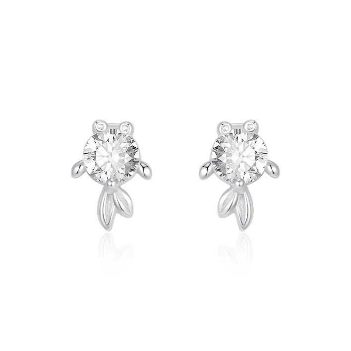 Daisy Dream Full Sterling Silver Stud Earrings Women's-0