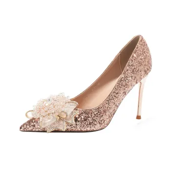 Zomila Slim Heel High Heels Women's Champagne