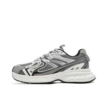 SUPEREDGE Moisture Wicking Slip Resistant Low Top Chunky Sneakers Men's Gray