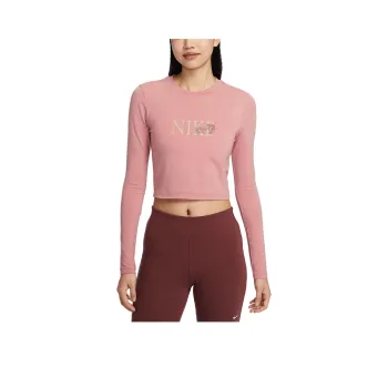 Nike Crop Tops Women's Stardust Red