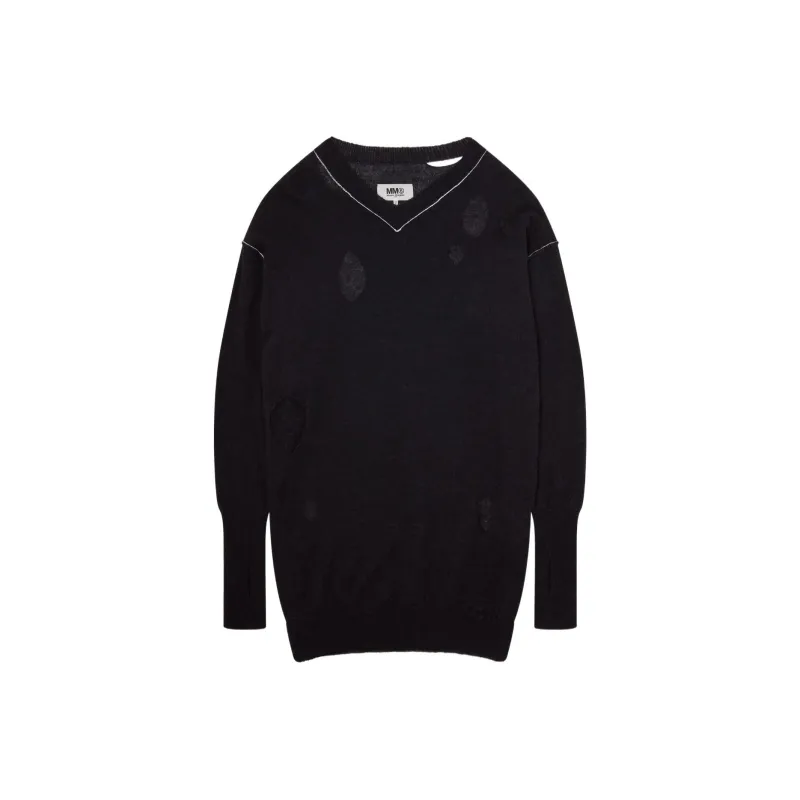 MM6 Maison Margiela FW22 Sweater Women's Black-0