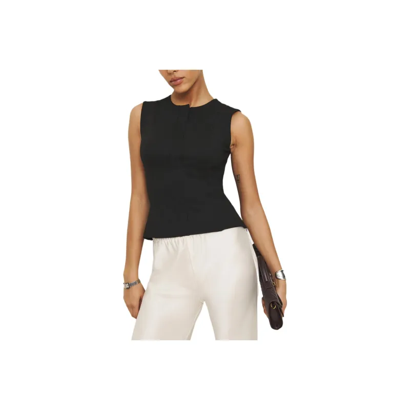 REFORMATION Tank Tops Women's Black-0