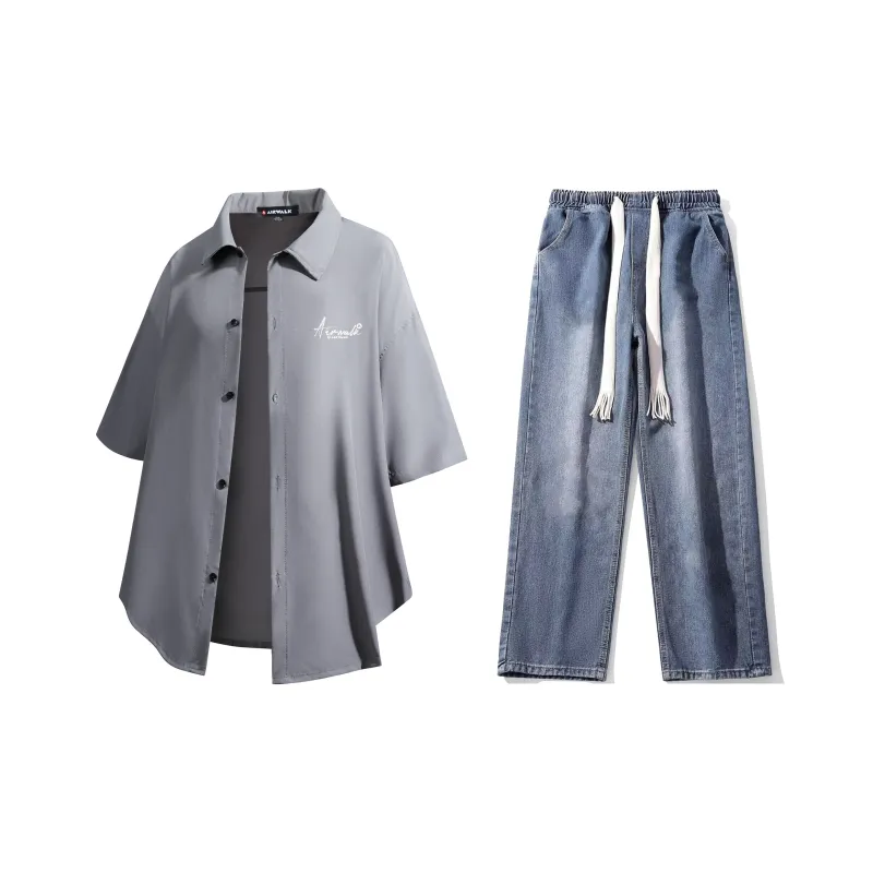 Airwalk Shirt Matching Set Unisex-28
