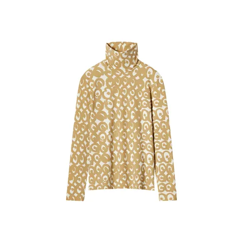 Marimekko X UNIQLO Marimekko Co brand T Shirts Women's Dark Beige