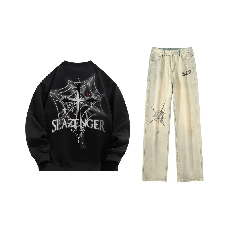Slazenger Sweatshirt Set Unisex-4