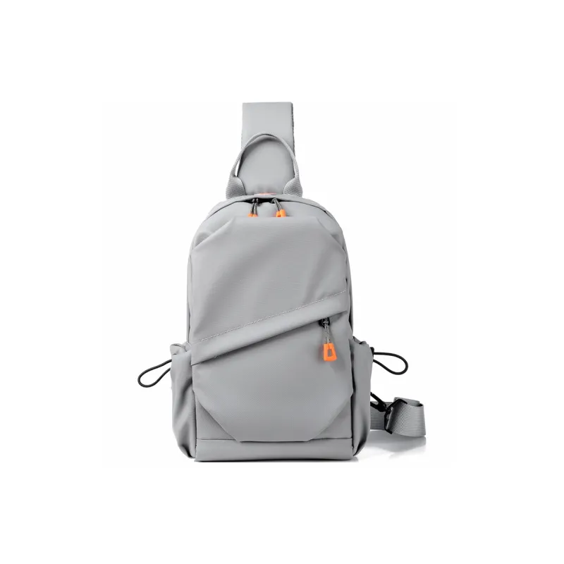 Alcohol Dragon Nylon Sling Bag Men's Black/Gray-3