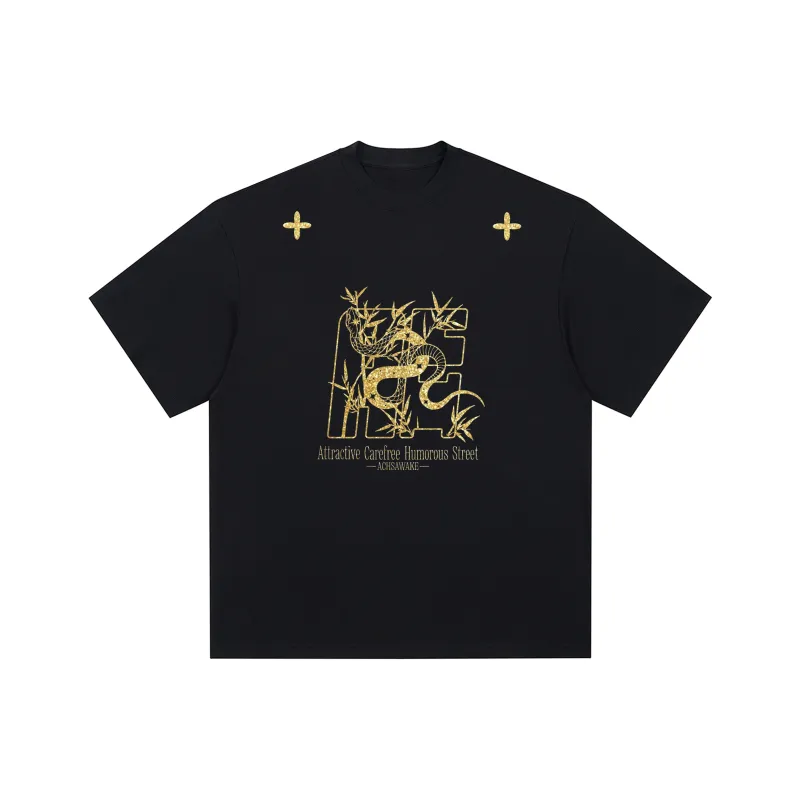 ACHS AWAKE Short Sleeved T Shirts Unisex-4