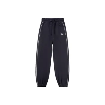 BORDERLESS BDLS Casual Pants Unisex Navy Blue