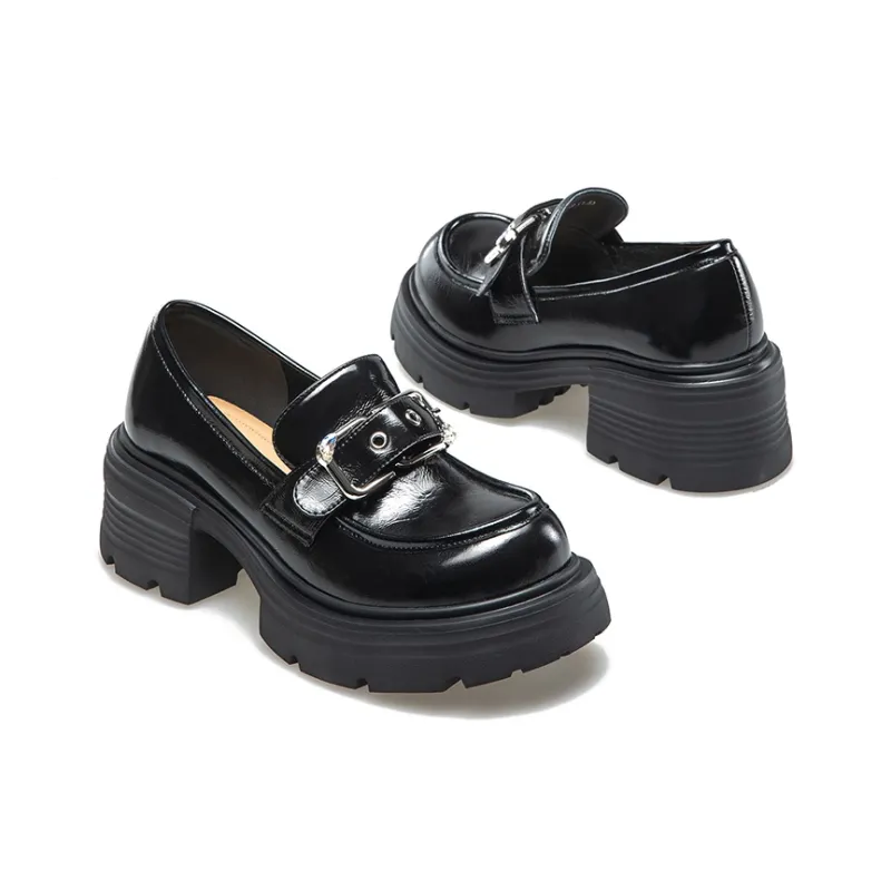 KANGNAI Chunky Heel High Heels Women's-3