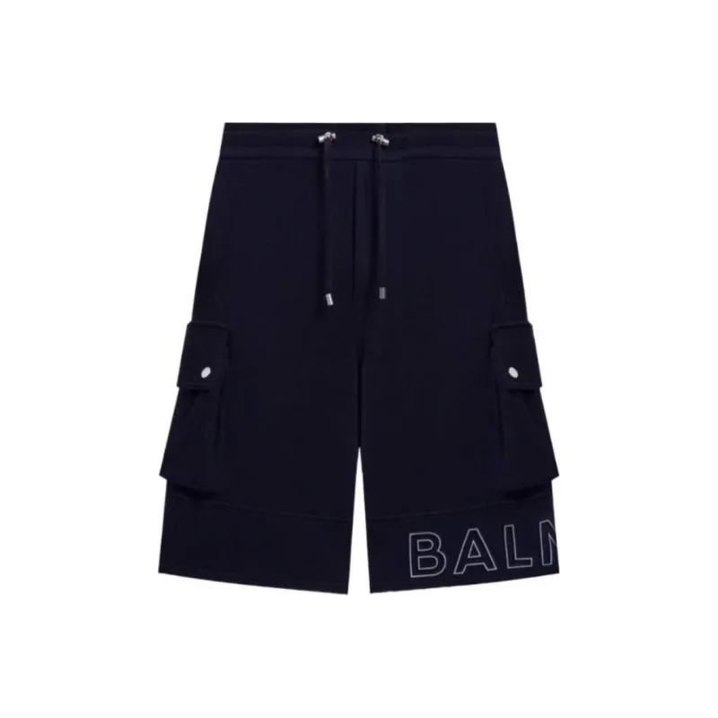 BALMAIN Casual Shorts Men's Black-0
