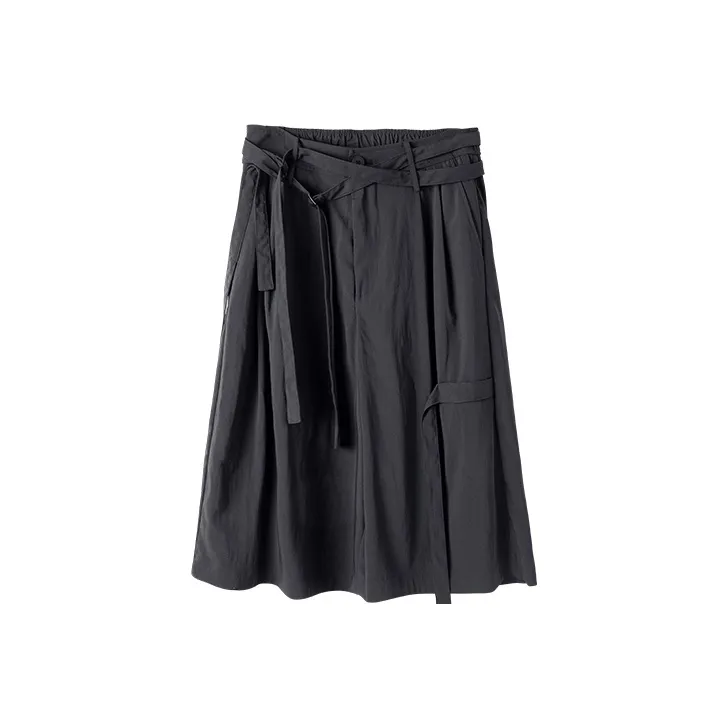 HUANXIANGZHE Casual Shorts Unisex Black-0