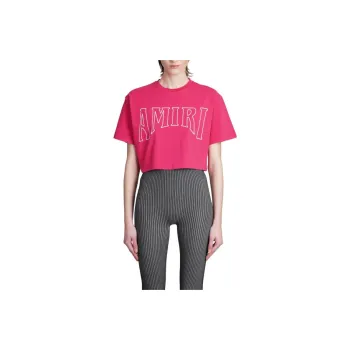 AMIRI Crop Tops Women's Purple Pink