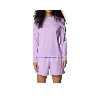 Columbia PFG Tidal Tee Raglan Sleeve T-Shirt Women's Purple