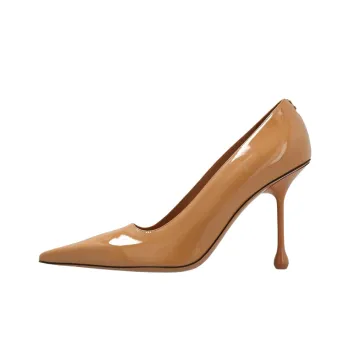 Jimmy Choo Ixia Slim Heel High Heels 10cm Women's Beige