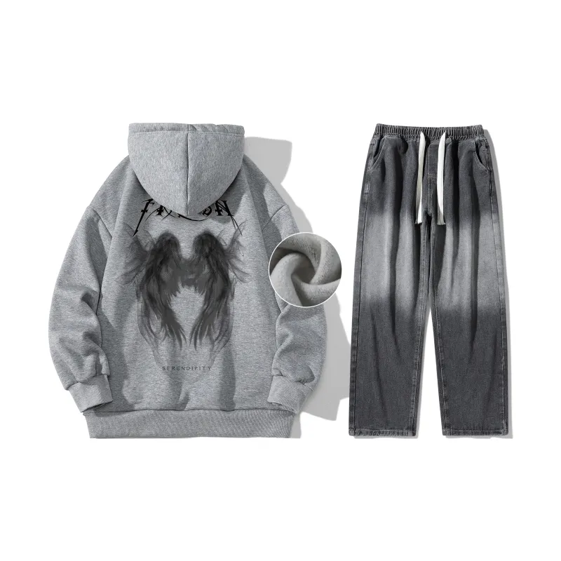 FREO3N Sweatshirt Sets Unisex-19