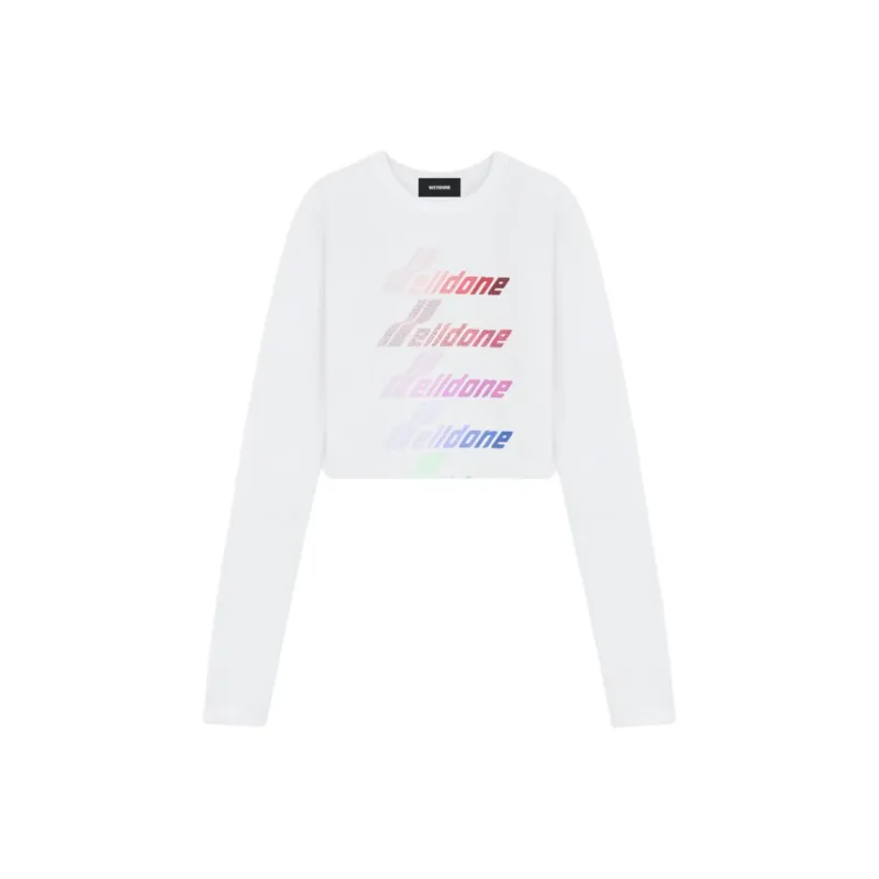 WE11DONE Logo Print T shirt-0