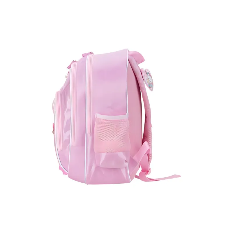 Hello Kitty Polyester Backpack Large Size Unisex Rose Pink-2