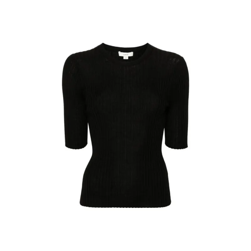 VINCE Snap Elbow sleeve Top-0