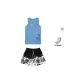 Bleach Shorts+Morant Sky Blue Tank Top+Socks (Random Socks)