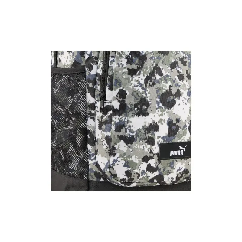 PUMA AOP Polyester Backpack Unisex Camouflage Black-3