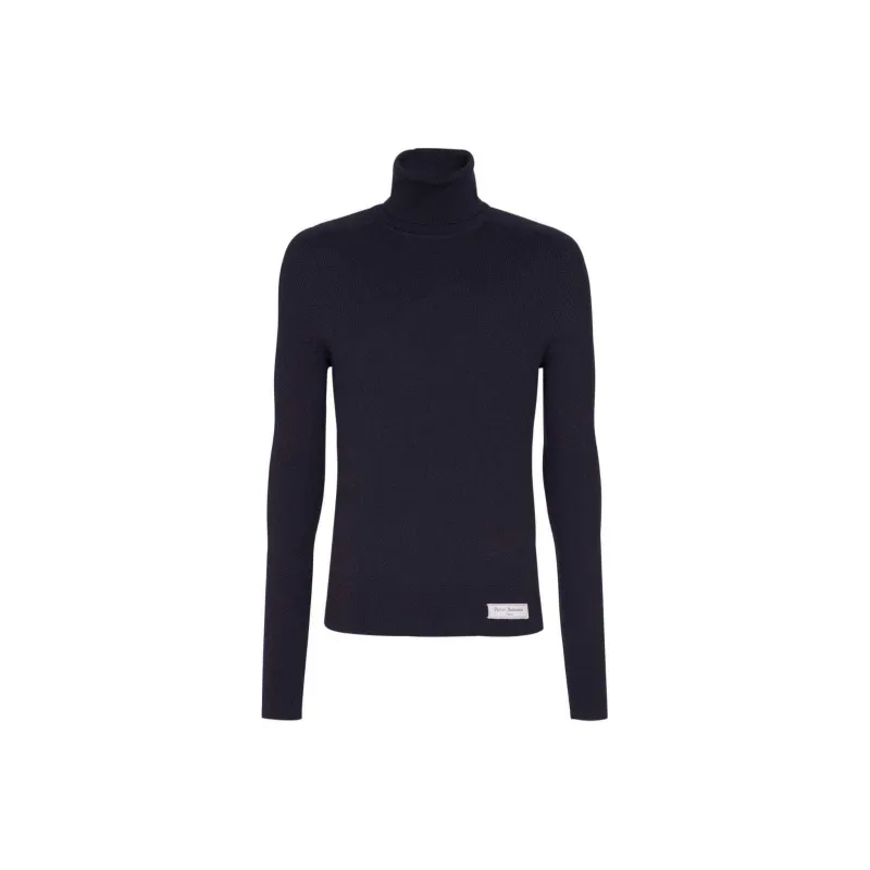 BALMAIN SS24 Sweater Women's Marine Blue-0