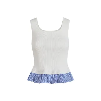 KUOSE Tank Tops Women's White