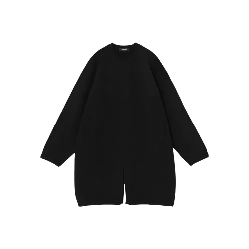 UNDERCOVER Throne Of Blood Oversize Cardigan Plain 'Black'