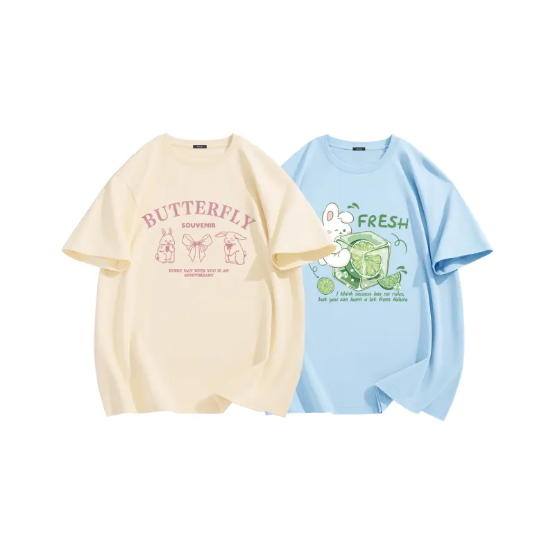 MINISO T Shirt Women's 2 Pack Summer-24