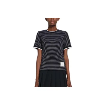 THOM BROWNE T Shirts Women's Navy