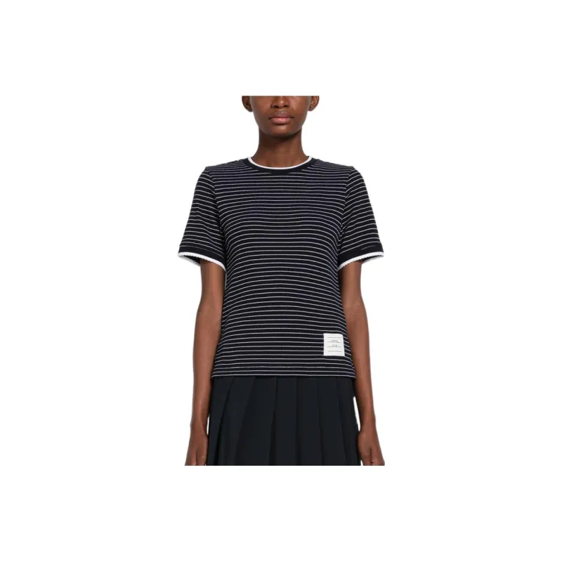 THOM BROWNE T Shirts Women's Navy-0