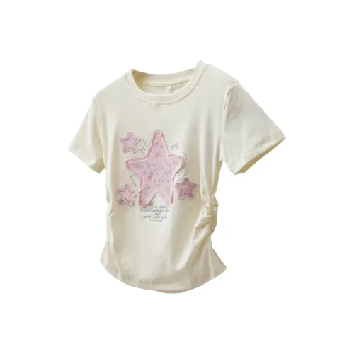 Ning Cai Yuer Set in Sleeve T Shirt Women's