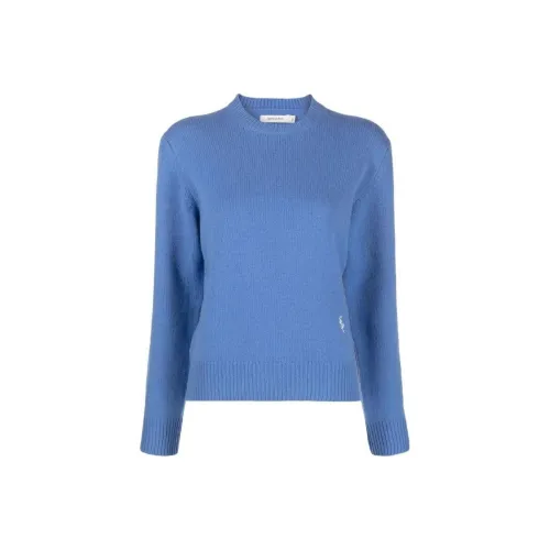 SPORTY & RICH Embroidered logo Fine knit Sweater