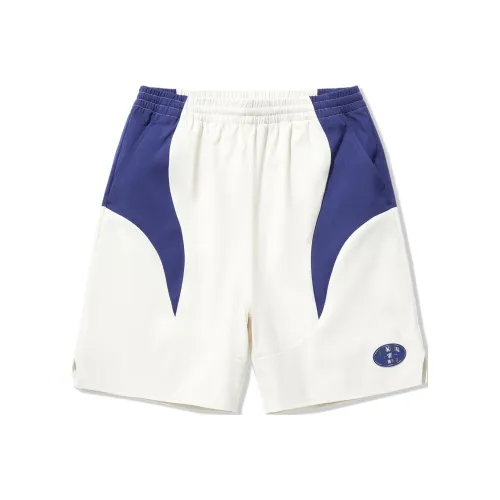 LiNing Sports Shorts Men's Ecru Shadow Purple Blue