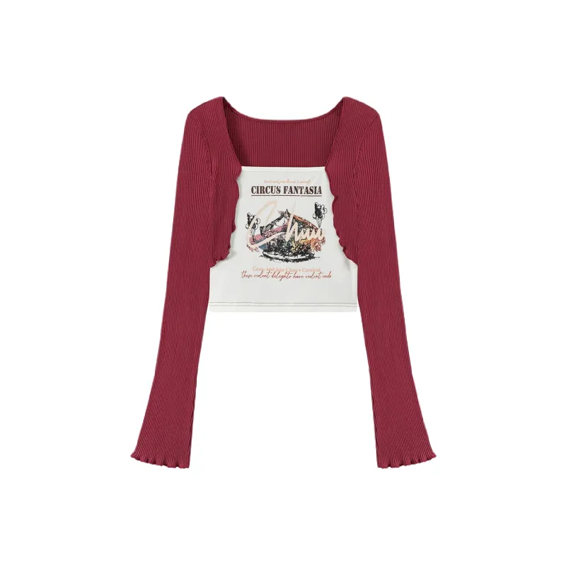 CHUU Crop Tops Women's-3