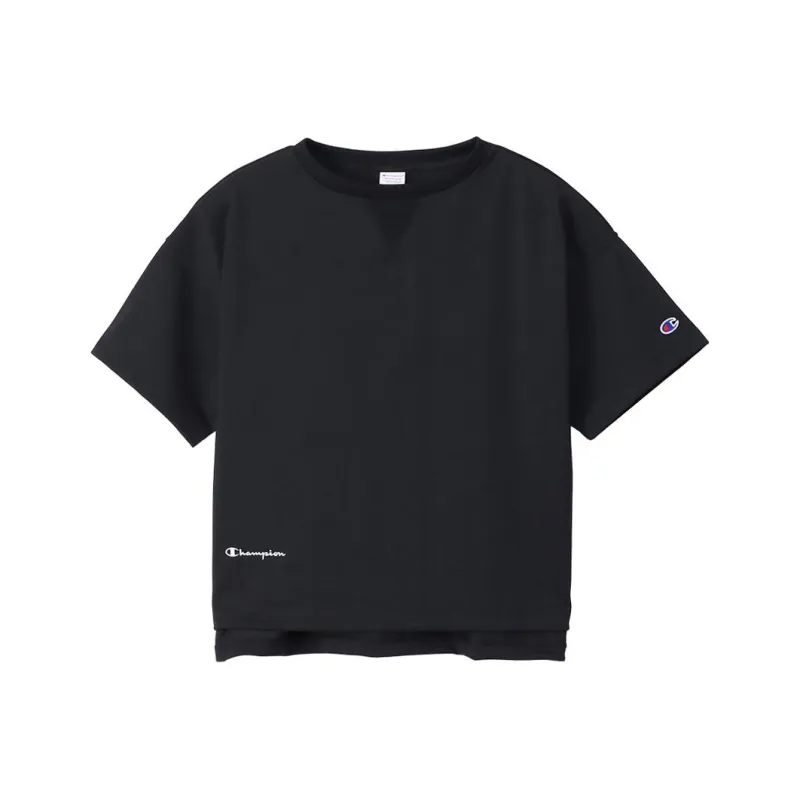 Champion Mock Two-Piece T-Shirt Japan Version Women's-0