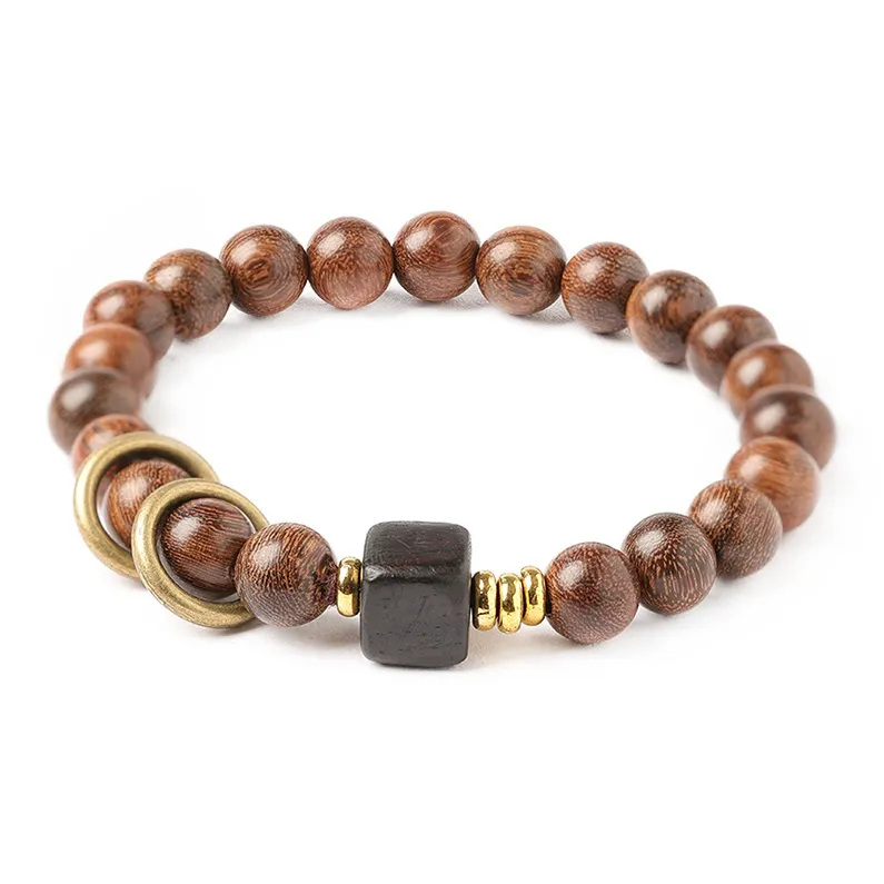 Santan Lodge Golden Sandalwood Bracelets Unisex-7
