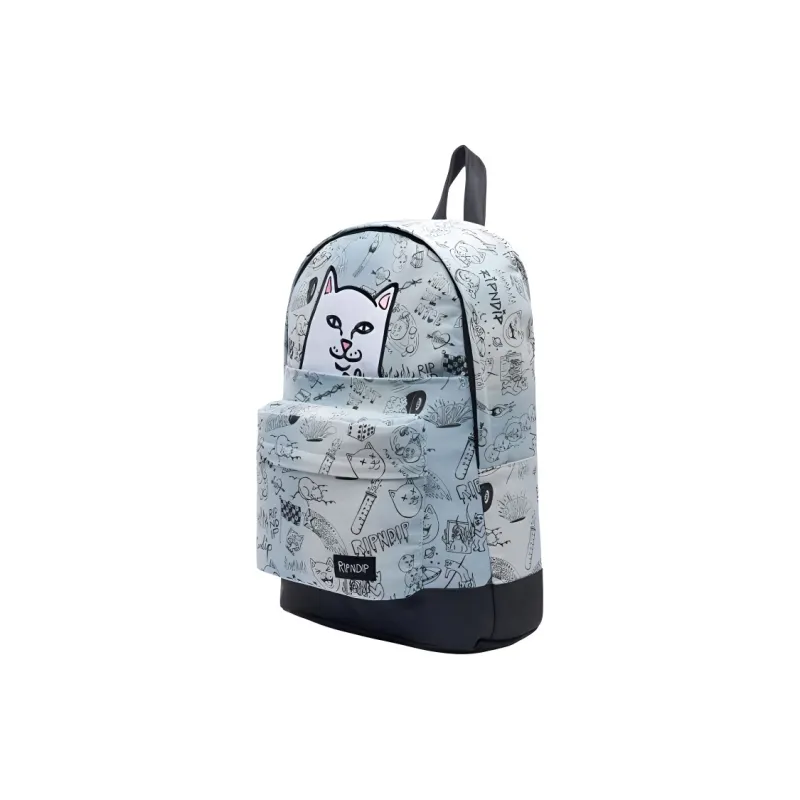 RIPNDIP Fabric Backpack Unisex Light Blue-1
