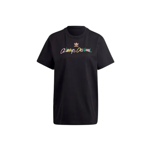 date Originals Drop Shoulder Sleeve T Shirt Women's Black