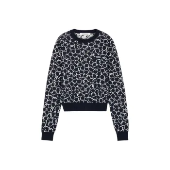 Maison Kitsune Maison Kitsune Logo Patch Crewneck Jumper