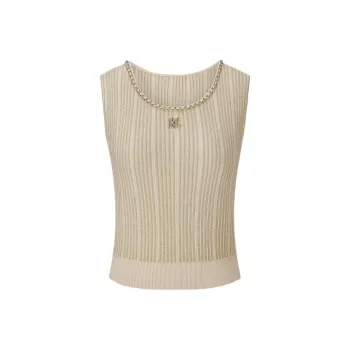 KARL LAGERFELD SS25 Tank Top Women's Light Coffee