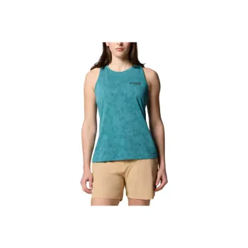 Columbia Bluebird Canyon Tank Tops Women's River Blue Jacquard