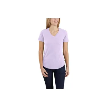 Carhartt T-Shirt Women's Light Purple Loose Fit Style