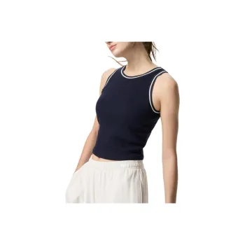 UNIQLO Tank Tops Women's Navy Blue