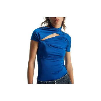 COPERNI Asymmetric Cut Out Draped Top