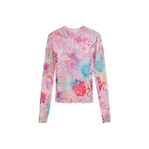 LALABOBO T Shirts Women's Pink
