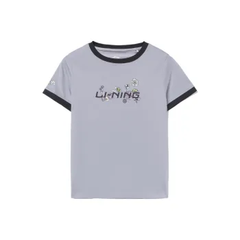 LINING Sports Fashion Collection T Shirts Women's Light Dusty Purple