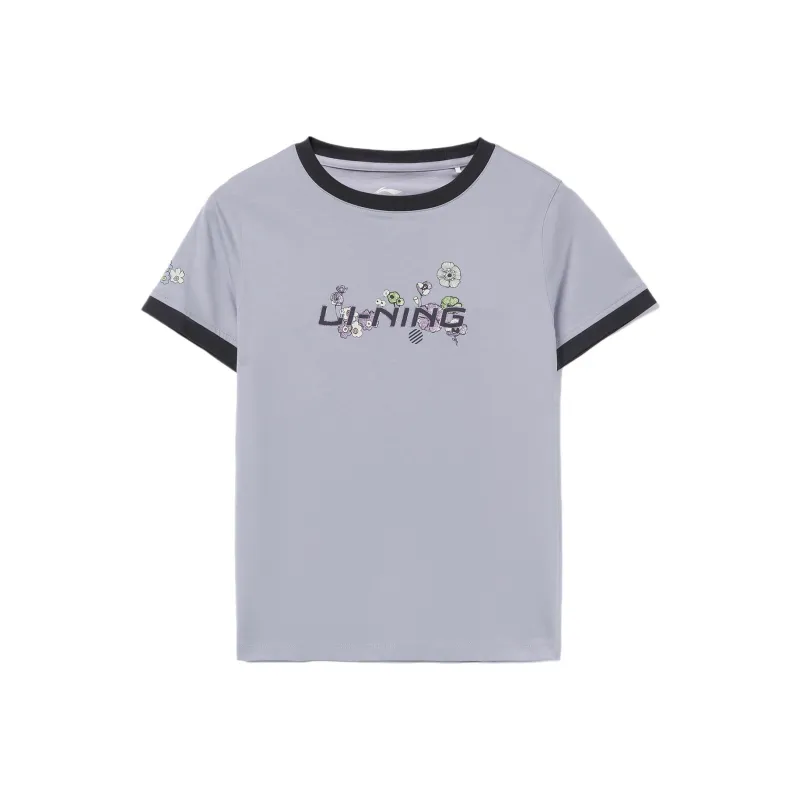 LINING Sports Fashion Collection T Shirts Women's Light Dusty Purple-0