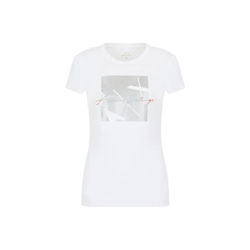 ARMANI EXCHANGE T-Shirts Women's White-0