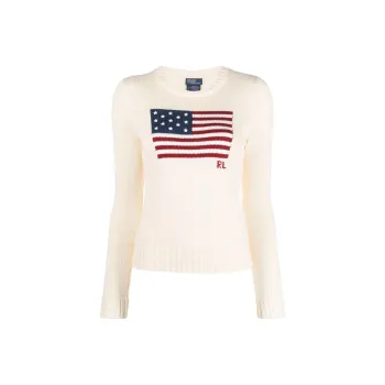 Polo Ralph Lauren Flag Intarsia Crewneck Jumper